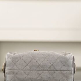 Mini-Handtasche Dunkelgrau 20 cm