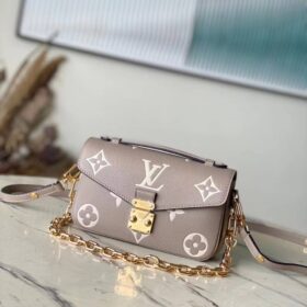 Pochette Métis East West Tourterelle / Crème 21.5 cm
