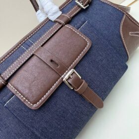 Bonnie Denim Blau/Kaffee 38 cm