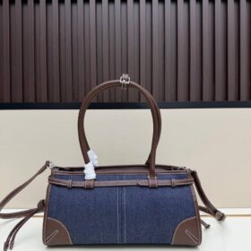 Bonnie Denim Blau/Kaffee 38 cm
