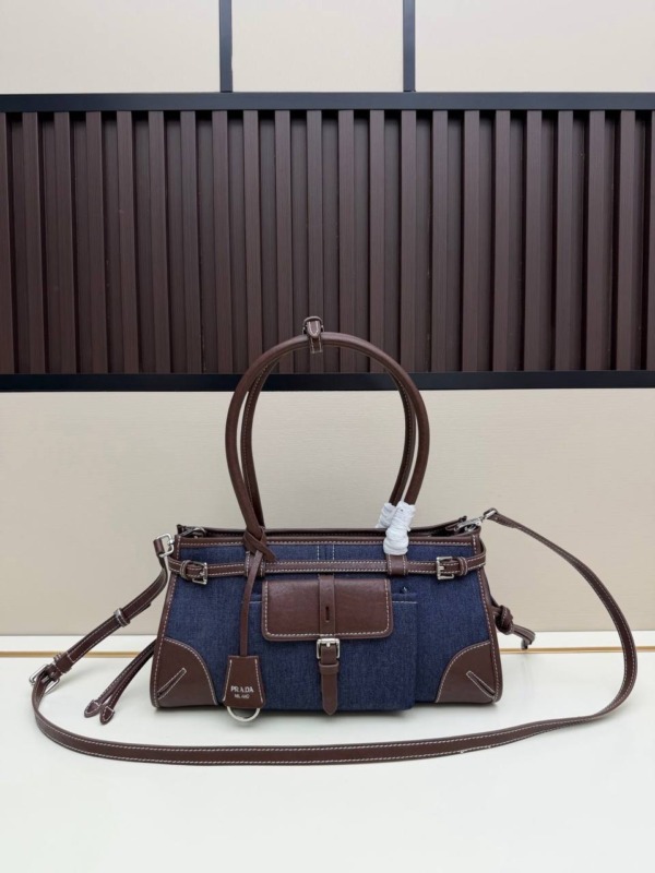 Bonnie Denim Blau/Kaffee 38 cm