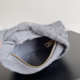 Intrecciato Suede Grau 23 cm