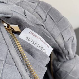 Intrecciato Suede Grau 23 cm