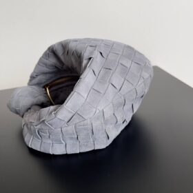 Intrecciato Suede Grau 23 cm
