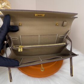 Kelly To Go Etoupe/Gold 20,5 cm