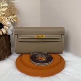 Kelly To Go Etoupe/Gold 20,5 cm