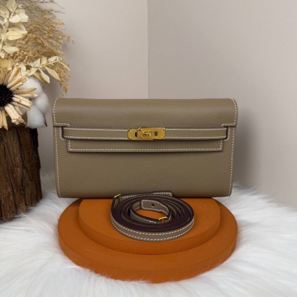 Kelly To Go Etoupe/Gold 20,5 cm