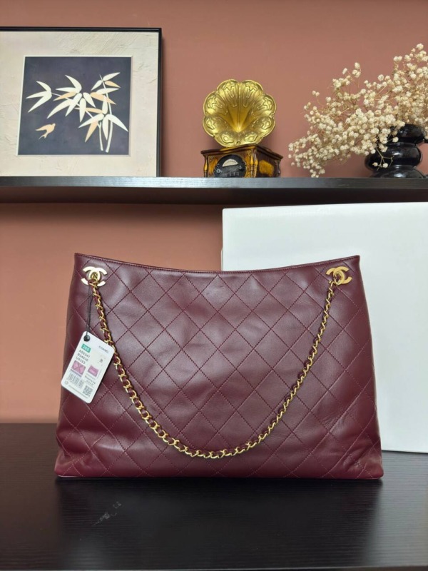 Shopping Burgund/Gold 38 cm