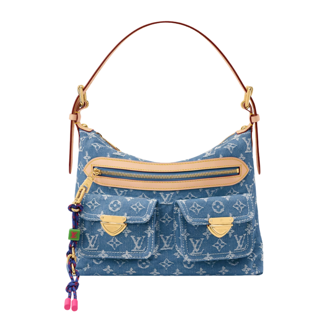 Baggy Blau Denim 30 cm