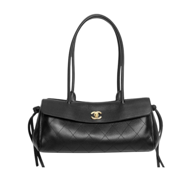 Small Tote Schwarz/Gold 30,5 cm