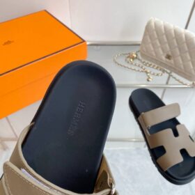 Chypre-Sandalen in Étoupe