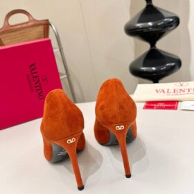 Open-Toe Révélé Pumps aus Wildleder