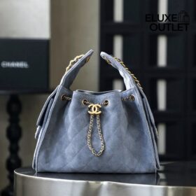 25 Suede Blau 30 cm