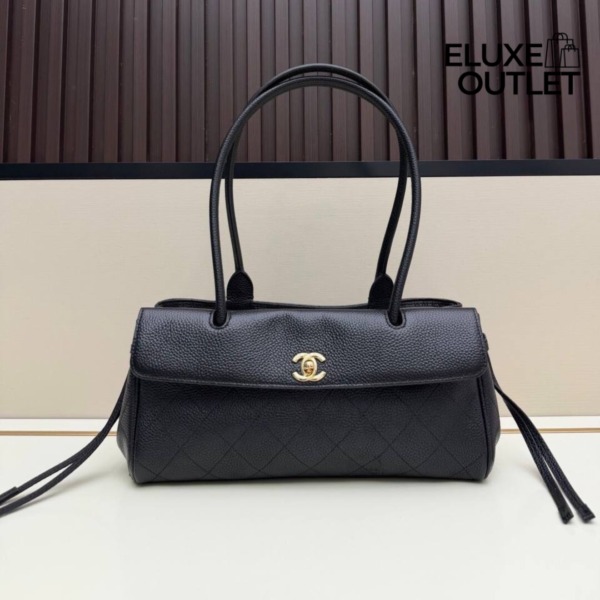 Small Tote Schwarz/Gold 30,5 cm