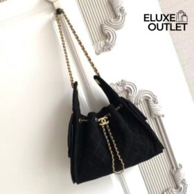 Mini Handtasche Schwarz 20 cm