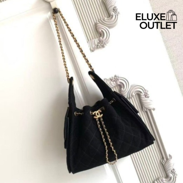 Mini Handtasche Schwarz 20 cm