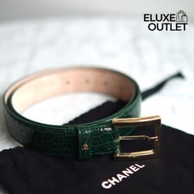 Leather Grün/Gold