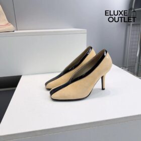 Pumps Beige/Schwarz 9.5 cm