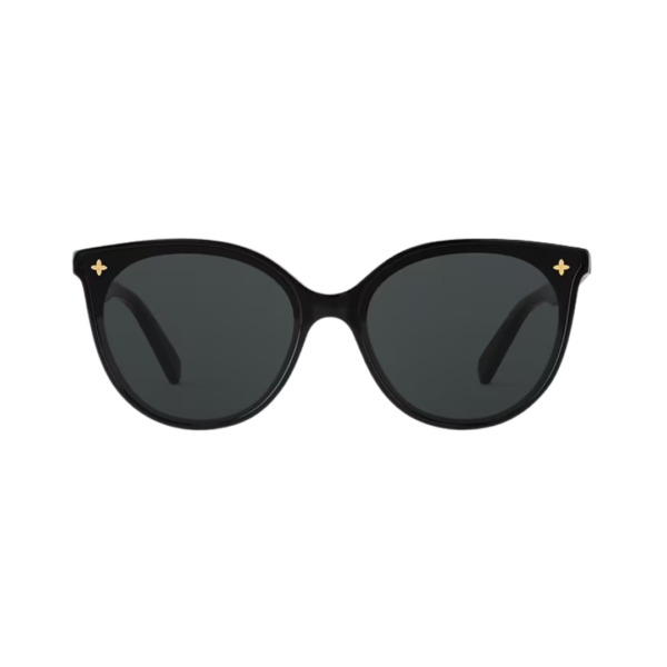 Monogram Fame Cat Eye Schwarz