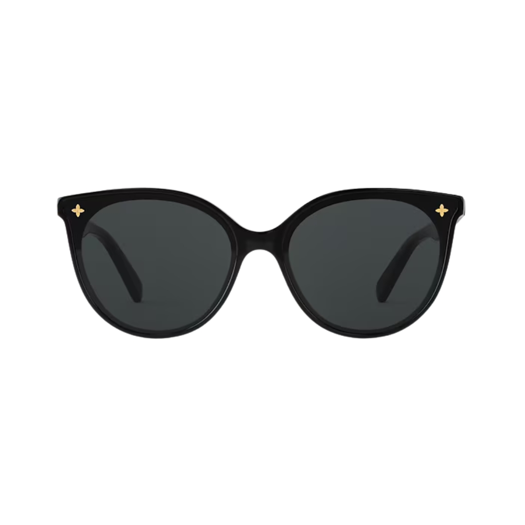 Monogram Fame Cat Eye Schwarz