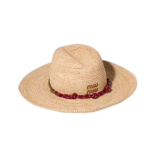 Raffia Beige/Burgund
