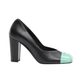 Pumps Schwarz/Grün 9 cm