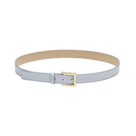 Leather Grau/Gold