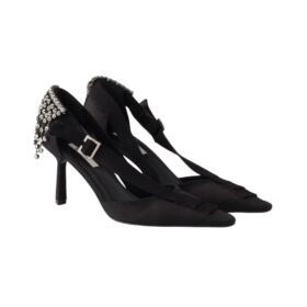 Canvas pumps Schwarz 7.5 cm