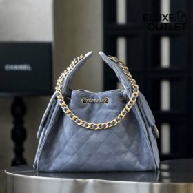 25 Suede Blau 30 cm