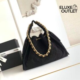 Mini Handtasche Schwarz 20 cm
