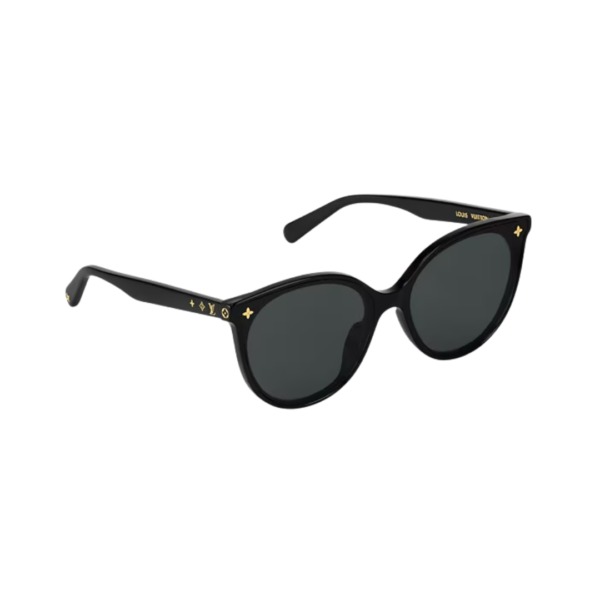Monogram Fame Cat Eye Schwarz