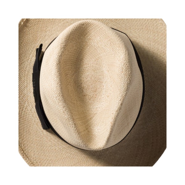 Raffia Tan/Schwarz