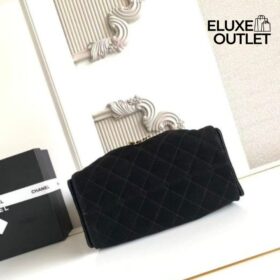 Mini Handtasche Schwarz 20 cm