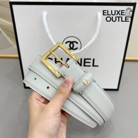 Leather Grau/Gold