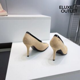 Pumps Beige/Schwarz 9.5 cm