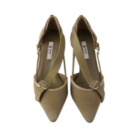 Canvas pumps Grün 4.5 cm