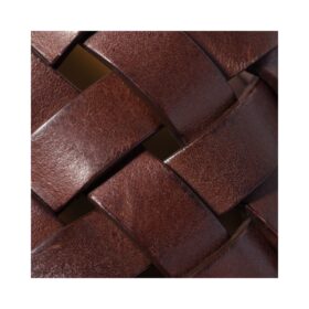 Leather Slides Cognac
