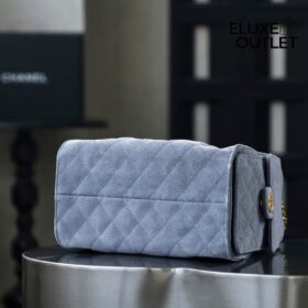 25 Suede Blau 30 cm