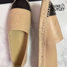 Espadrilles Beige & Schwarz