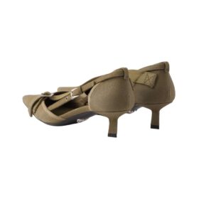 Canvas pumps Grün 4.5 cm