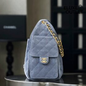 25 Suede Blau 30 cm