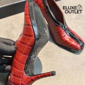 Pumps Burgund/Schwarz 9.5 cm