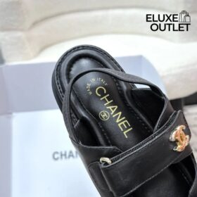 Sandalen Schwarz/Gold