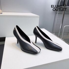 Pumps Schwarz/Elfenbein 9.5 cm