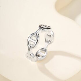 Chaine d'Ancre Silbern Ring