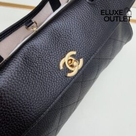 Small Tote Schwarz/Gold 30,5 cm