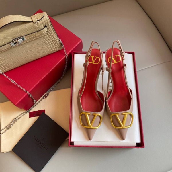 VLogo Signatur Slingback-Pumps