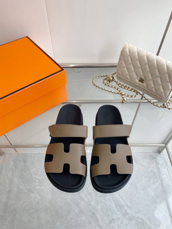 Chypre-Sandalen in Étoupe
