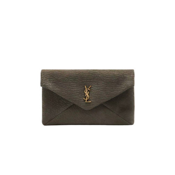 Cassandre Umschlag Wildleder Zinkgrau 29,5 cm