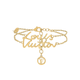 Script Bracelet Gold